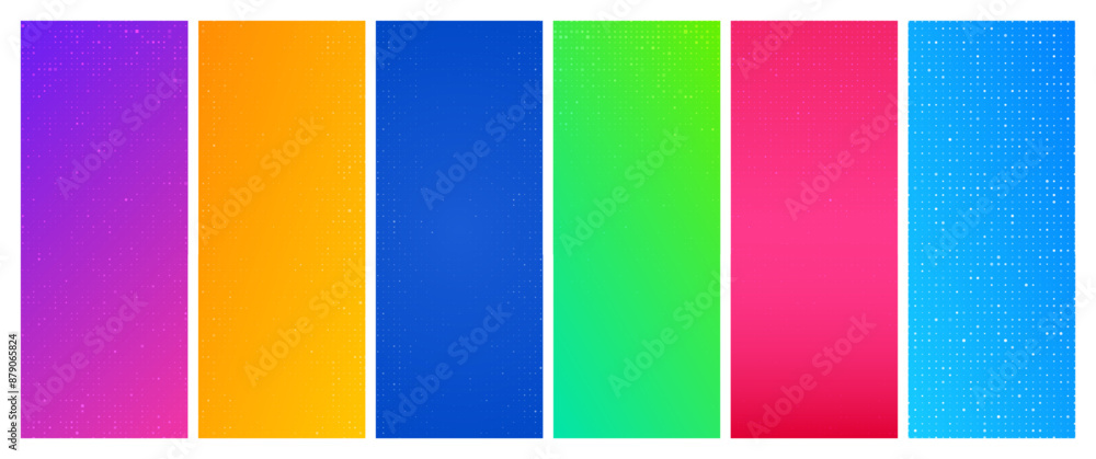 Poster abstract gradient geometric background with squares