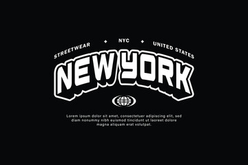 Fototapeta premium Graphic tee, T shirt design, streetwear design