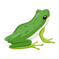 A flat style icon of amphibian 

