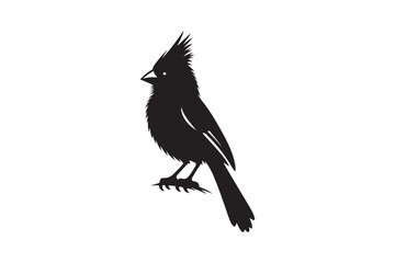Cardinal Silhouette Vector Illustration