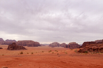 Fototapeta premium Wadi Rum Protected Area, Jordan