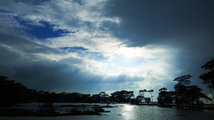 Scenery of natural environment