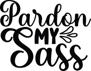 Sassy SVG Vector Art Design 