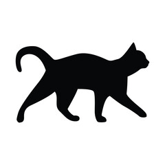 Cat silhouette vector