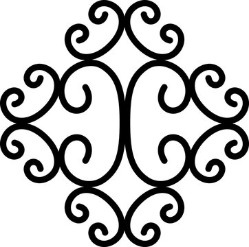 Wrought Iron Design Element