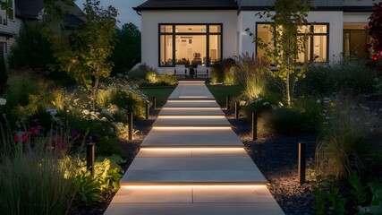 Fototapeta premium Night view of modern eco city