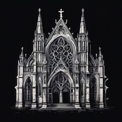 Fototapeta premium the AI Image Generator, church of our person