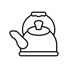 kettle flat icon vector illustration