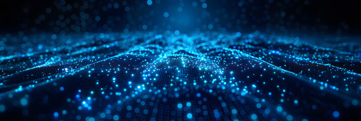 Obraz premium Abstract digital background. Technological processes, neural networks