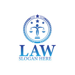 law firm logo design template