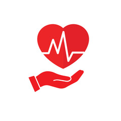 heart cpr medical icon vector design	
