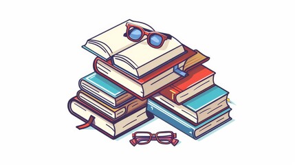 Book Collection Illustration
