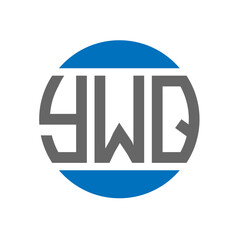 YWQ letter logo design on white background. YWQ creative initials letter logo concept. YWQ letter design.
