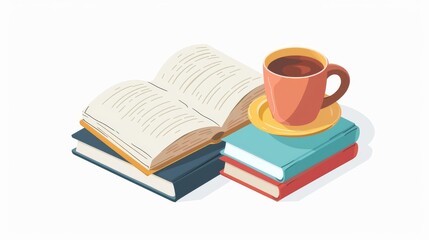 Naklejka premium Book Collection Illustration
