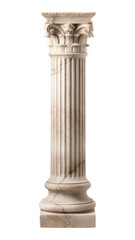 Fototapeta premium PNG Roman pillar architecture column white background.