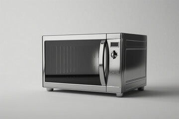 Fototapeta premium silver microwave