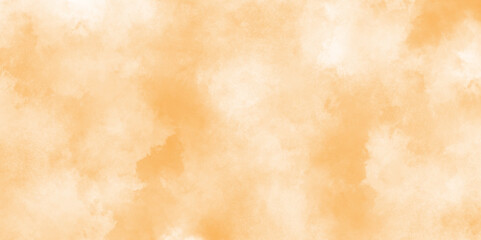 Paint leaks and ombre effects orange watercolor texture, Pink and orange light background with grunge effect, Old paper texture with stains and scratches, Hand painted abstract cloud texture.	
