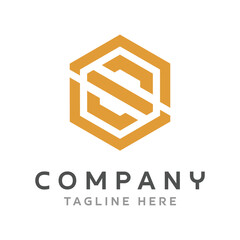 Letter S Polygon Logo Design