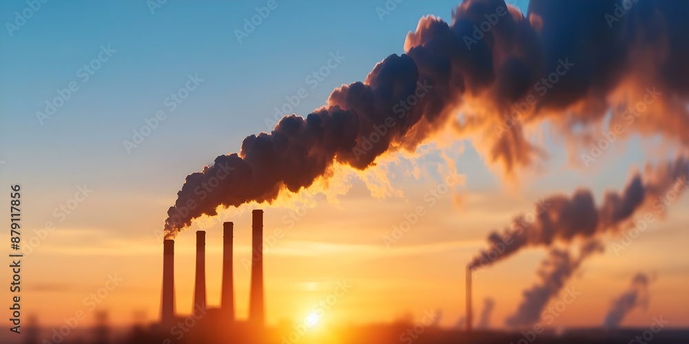 Poster optimizing carbon allowance allocations in california using high-tech algorithms. concept carbon all
