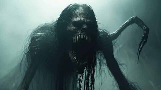 horrible vile monster from the darkness - Powered by Adobe