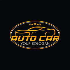 auto car logo, Automotive detailing and automobile logo design template