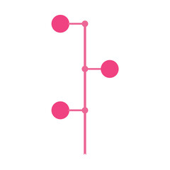 Timeline infographic element 