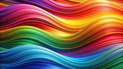 Obraz premium Abstract colorful background with vibrant waves , colorful, abstract, background, waves, vibrant, pattern, design, texture