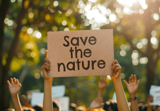 Protest Poster Mockup With Generative AI