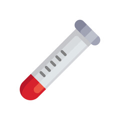 test tube icon design vector template