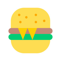 Burger, cheeseburger, fast food, meal Icon