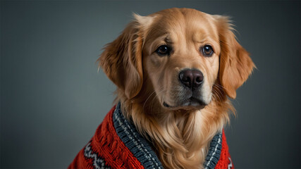 A cute, long-haired, bright-eyed dog looks up.