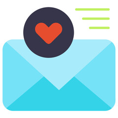 Communication, email, favourite, heart Icon