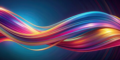 Abstract background with fluid lines and curves in motion, fluidity, motion, abstract, background, design, art, artistic, flowing