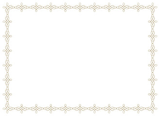 ゴールド装飾フレーム枠
