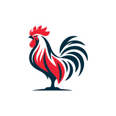 Rooster vector Clip art isolated design illustration