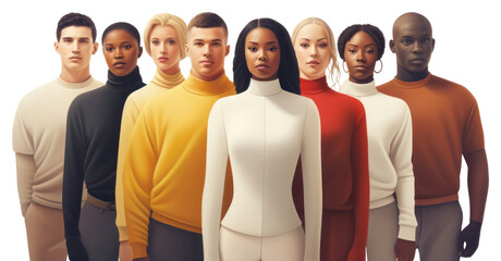 Obraz premium PNG People standing adult togetherness.