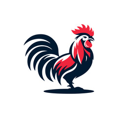 Rooster vector Clip art isolated design illustration