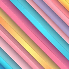 Fototapeta premium Pastel Geometric Stripes
