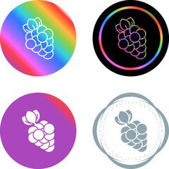 Grapes Vector Icon