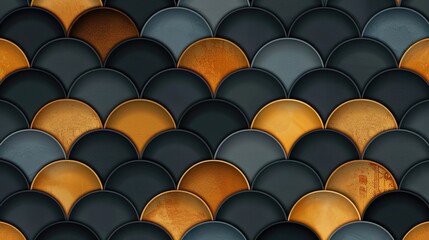 Obraz premium scallop pattern wallpaper