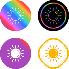 Sun Vector Icon