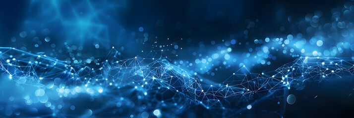 Abstract digital background. Technological processes, neural networks