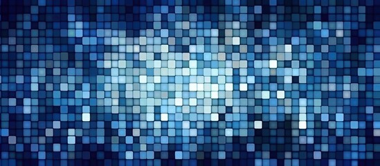 Fototapeta premium Abstract Blue Mosaic Background