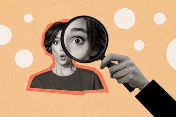 Trend artwork sketch image photo collage of recruiter hr business hiring candidate cv manager...