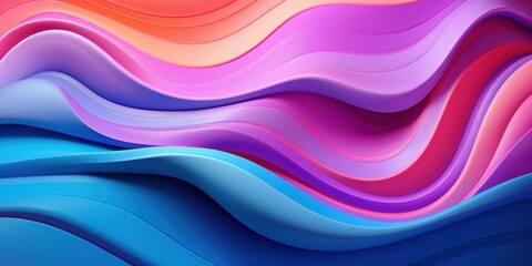 Colorful abstract wave patterns in vibrant shades of pink, blue, and purple, creating a dynamic and modern background.