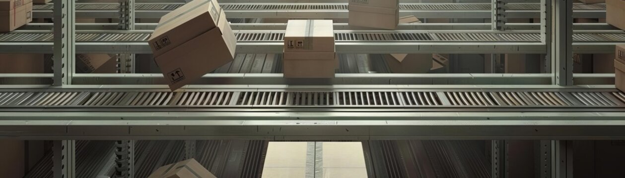 Abstract image of a metal grid structure.