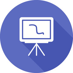 Obraz premium Whiteboard Vector Icon