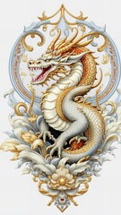 chinese dragon statue