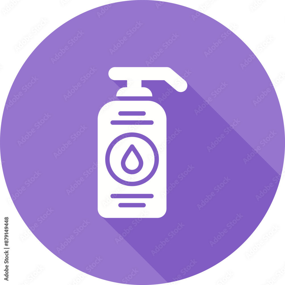 Poster hand sanitizer vector icon