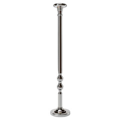 stripper pole isolated on white background genrated by AI.


